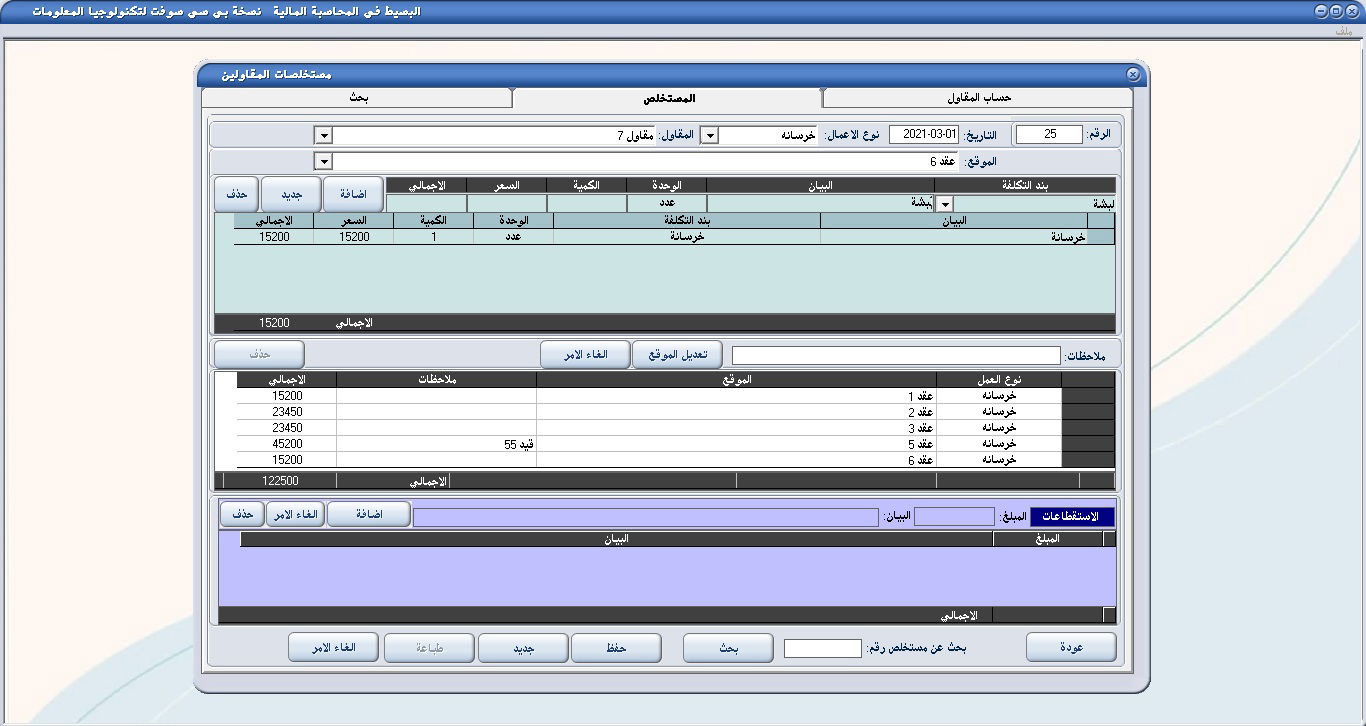 المستخلصات